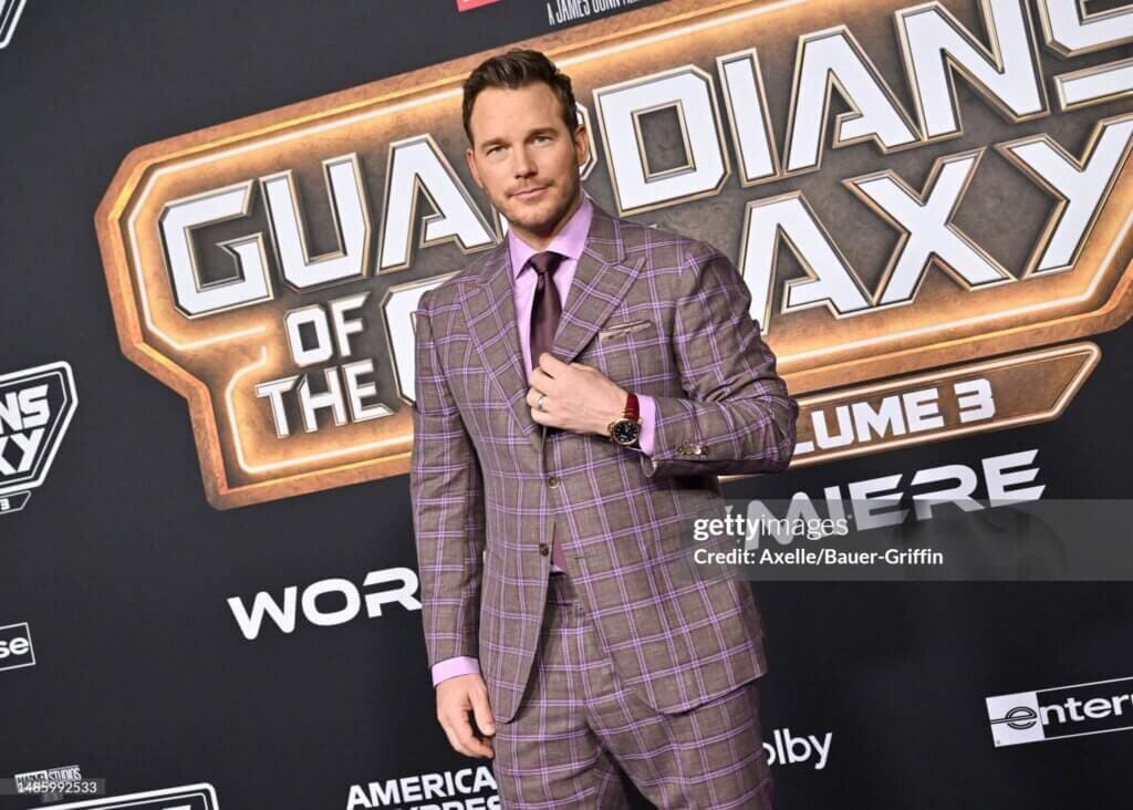 World Premiere Of Marvel Studios' "Guardians Of The Galaxy Vol. 3" - ArrivalsHOLLYWOOD, CALIFORNIA - APRIL 27: Chris Pratt attends the World Premiere of Marvel Studios' "Guardians of the Galaxy Vol. 3" on April 27, 2023 in Hollywood, California. (Photo by Axelle/Bauer-Griffin/FilmMagic)