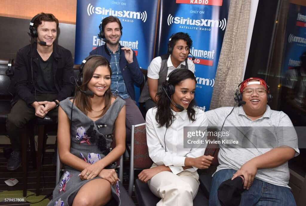SiriusXM's Entertainment Weekly Radio Channel Broadcasts From Comic-Con 2016 - Day 3SAN DIEGO, CA - JULY 23: Actor Tom Holland, director Jon Watts and actors Tony Revolori, Zendaya Coleman, Laura Harrier and Jacob Batalon attend SiriusXM's Entertainment Weekly Radio Channel Broadcasts From Comic-Con 2016 at Hard Rock Hotel San Diego on July 23, 2016 in San Diego, California. (Photo by Vivien Killilea/Getty Images for SiriusXM)