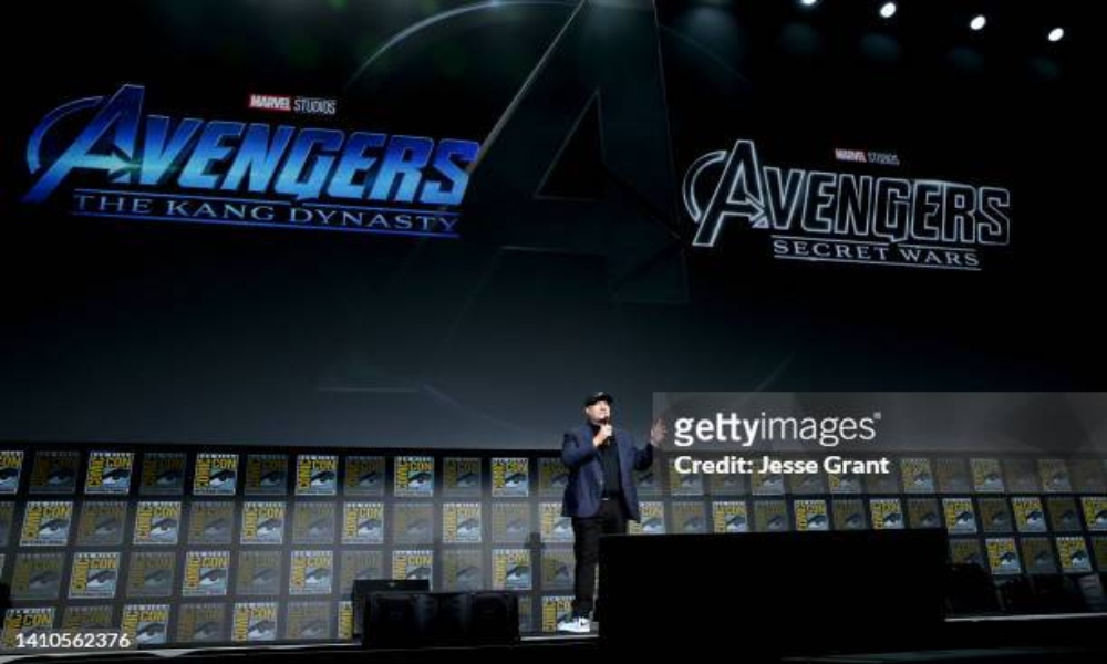 Kevin Feige promoting Avengers 5 and 6