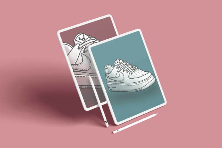 Air Force Ones Sneaker animation