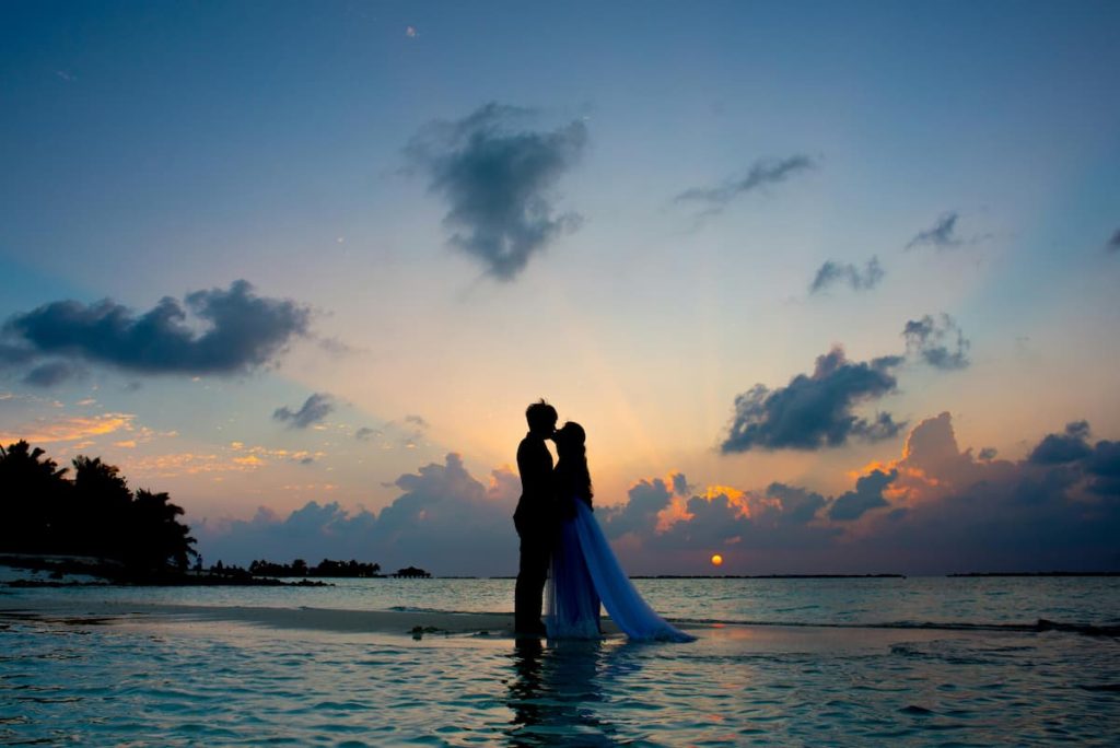 A Couple on a Beach Photo for Most Faithful Zodiac Signs