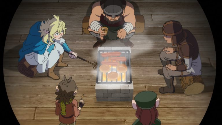 Top anime Delicious in Dungeon image curtesy of Official Netflix site. https://www.netflix.com/tudum/articles/delicious-in-dungeon-release-date-news