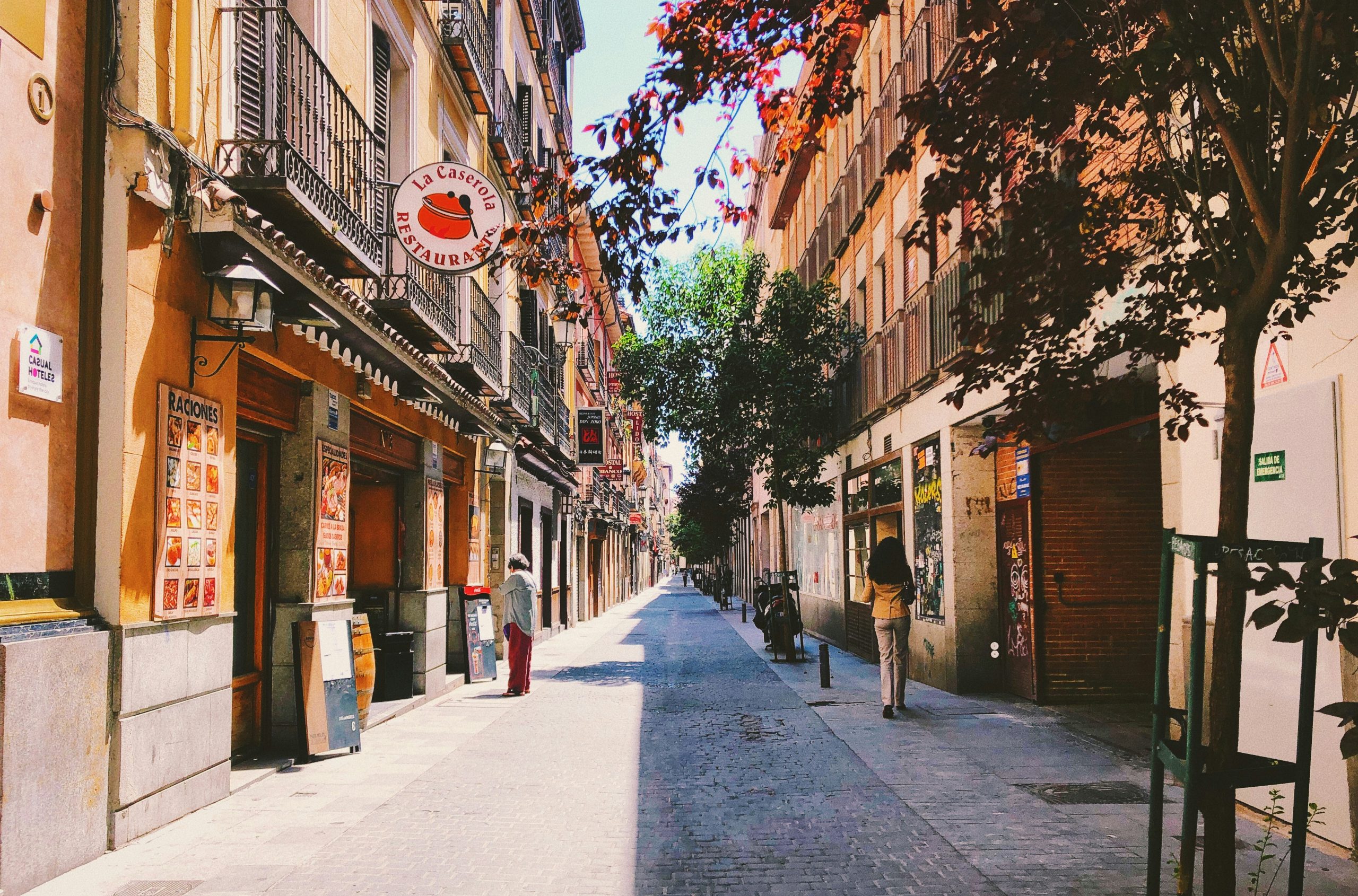 Strong Dollar Travel: a quiet street in Madrid