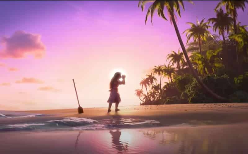 Moana on the beach