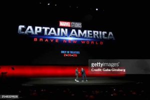 MCU Presentation of Captain America Brave New World.. black panther. George Washing Bridge