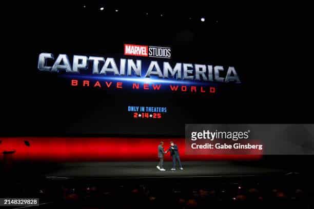 MCU Presentation of Captain America Brave New World.. black panther. George Washing Bridge