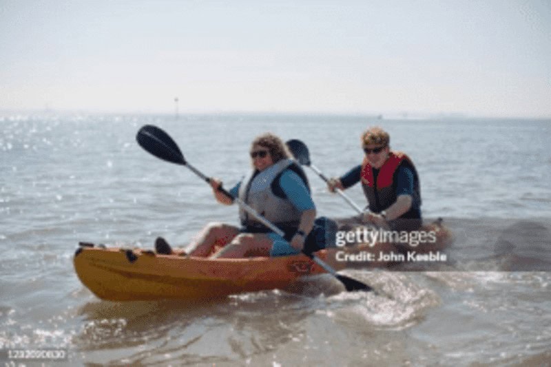 UK Bakes In Record Spring Weather Kayaking Workout