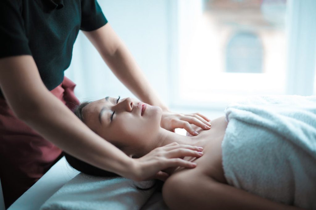delusions: Photo by Andrea Piacquadio: https://www.pexels.com/photo/selective-focus-photo-of-woman-getting-a-massage-3764568/