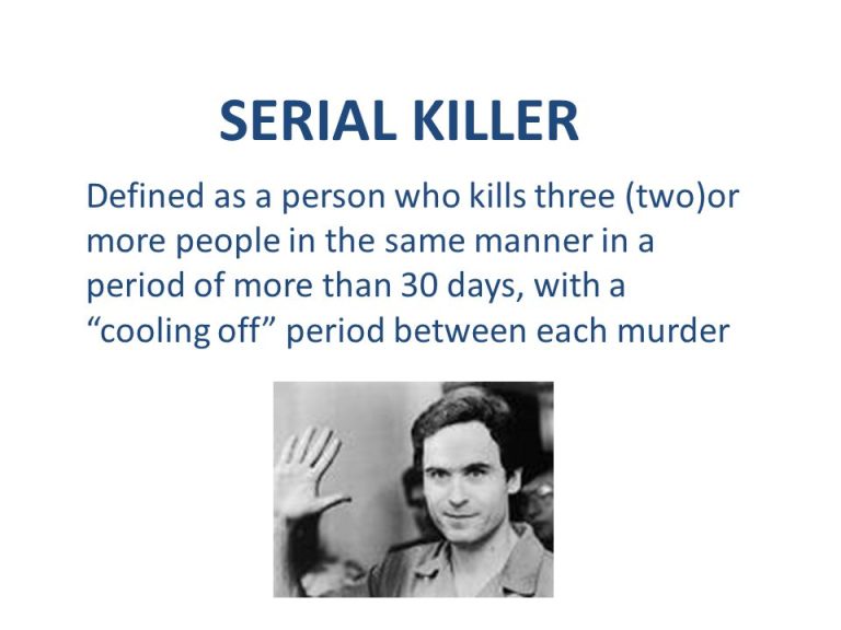 fascination with serial killers: old definition