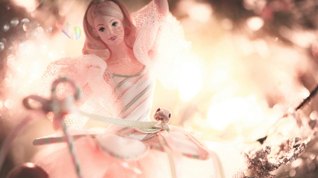 Barbie in a pink dress. Image courtesy of Unsplash.com. https://unsplash.com/photos/girl-in-pink-dress-with-white-wings-V_OL07IoVbk