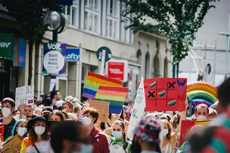 LGBTQ+ Pride parade in Germany.