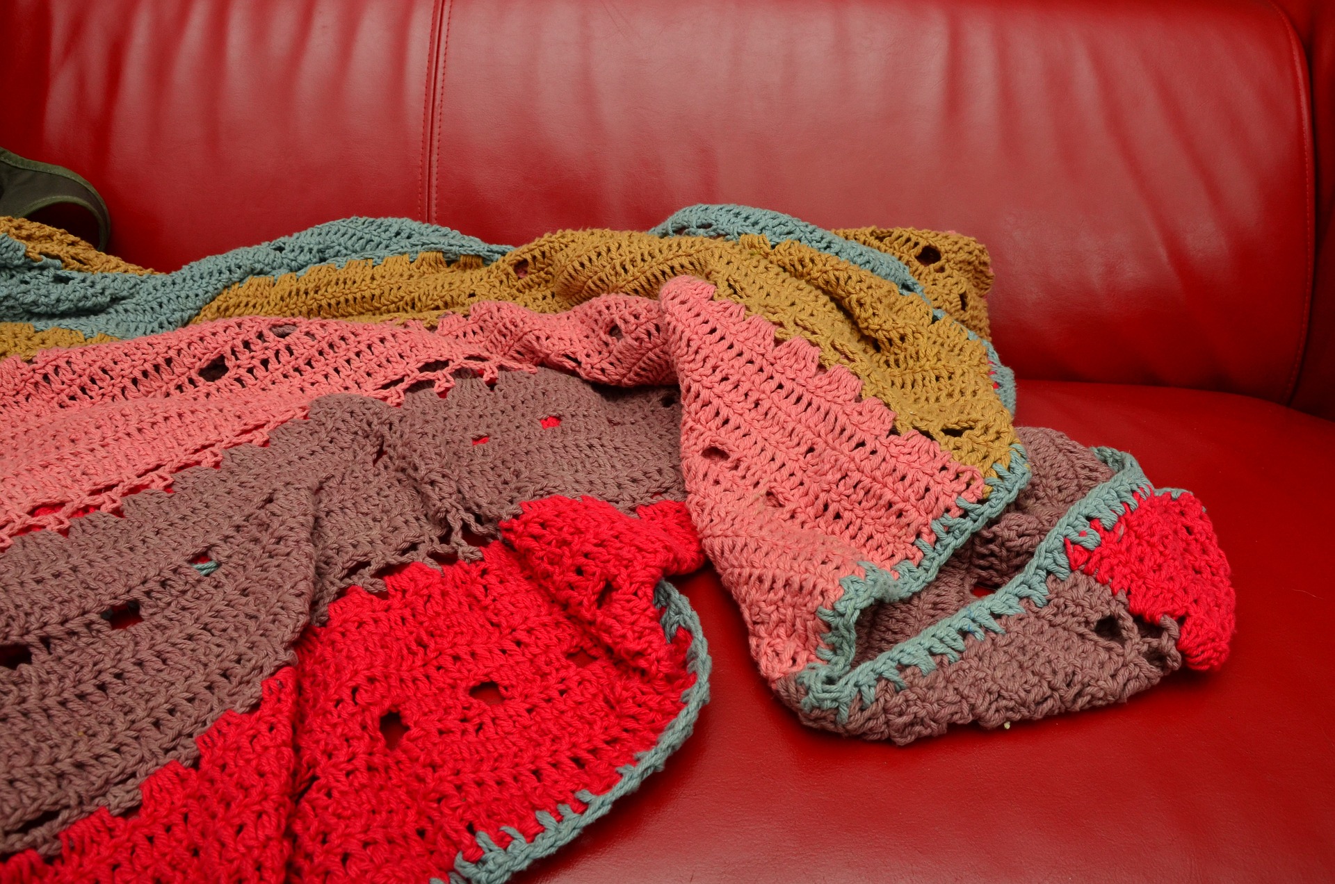 Crochet weighted blanket 