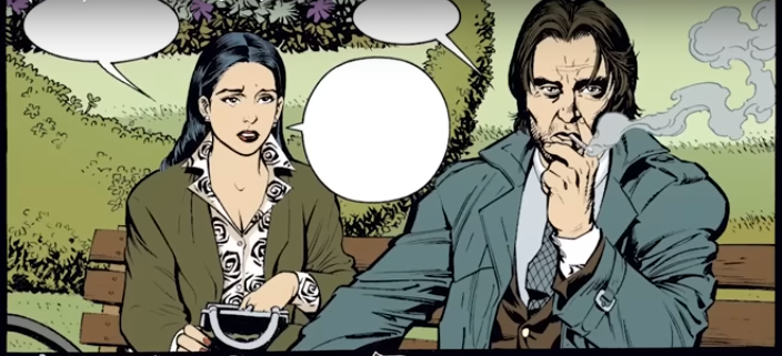 DC Fables Issue #2 Bigby Talking to Snow White