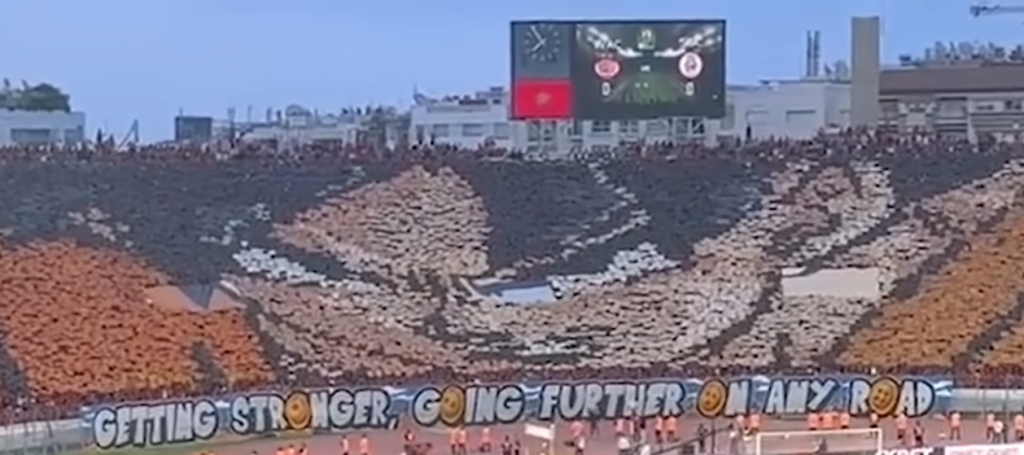 Akira Toriyama Fans at Football Stadium