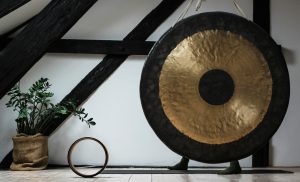 https://unsplash.com/photos/round-black-and-brown-gong-beside-potted-green-leafed-palnt-PN095vswAPg