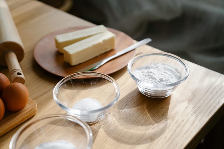 https://www.pexels.com/photo/close-up-shot-of-baking-ingredients-on-wooden-table-7965896/