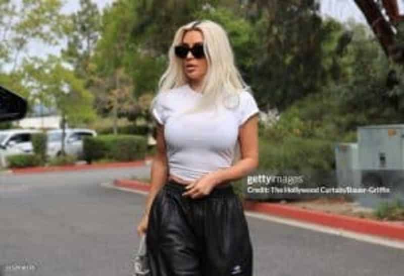 Kim Kardashian is seen on May 17, 2024 in Los Angeles, California.