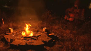 Night when open-world games get scary Stalker 2 Campfire