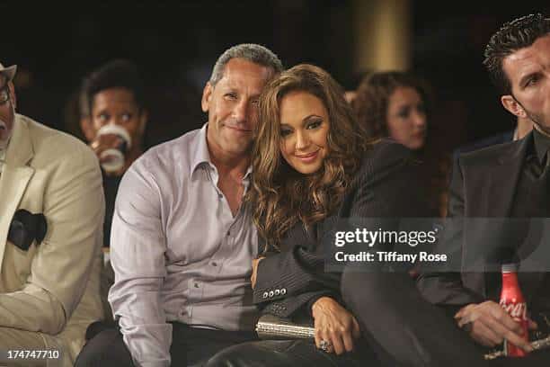 Leah Remini and Angelo Pagàn