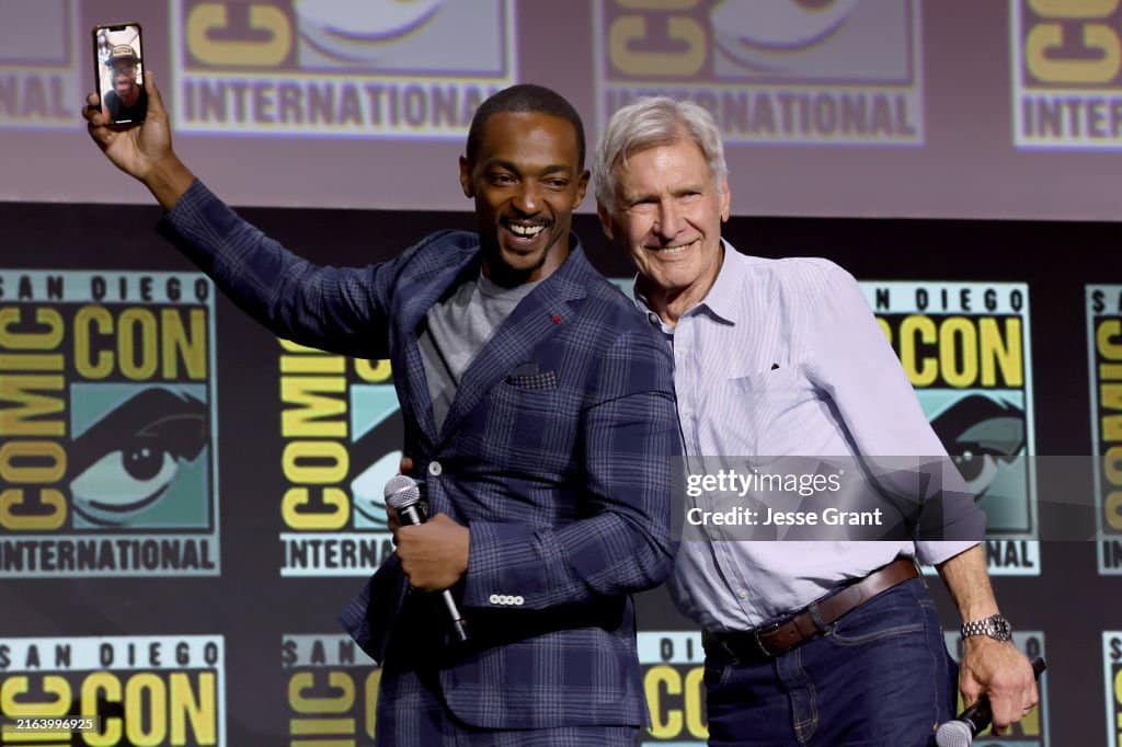 Anthony Mackie and Harrison Ford San Diego Comic-Con Panel where Avengers: Doomsday annouced