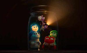 Joy and Riley's other emotions in Inside Out 2 Jar Scene