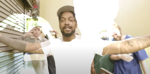 Phiik, Lungs, and Akai Solo rapping in the "From The Dirt" Music Video on Carrot Season.