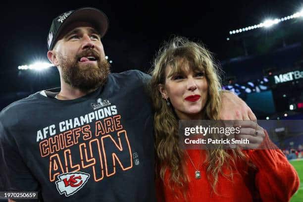 Taylor Swift and Travis Kelce