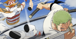 Zoro Slicing Buggy In The One PIece