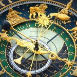 Libra Horoscope, courtesy of https://pixabay.com/photos/astronomical-clock-clock-time-date-408306/