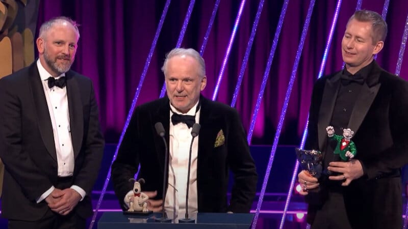 Nick Park, Ben Whitehead, BAFTA 2025, Wallace & Gromit Vengeance Most Fowl