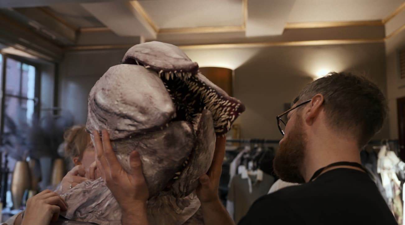 Behind-the-scenes photo of the "Stranger Things" documentary, courtesy of Netflix.com
