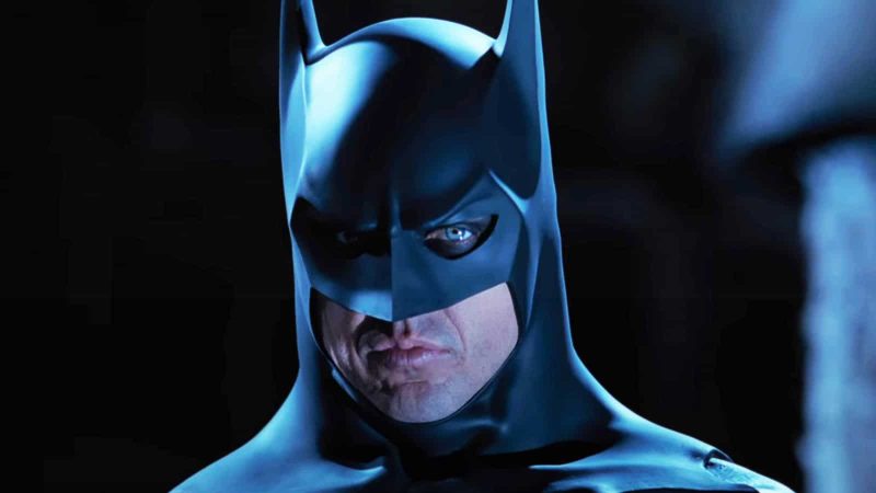 Michael Keaton as Batman in the daily