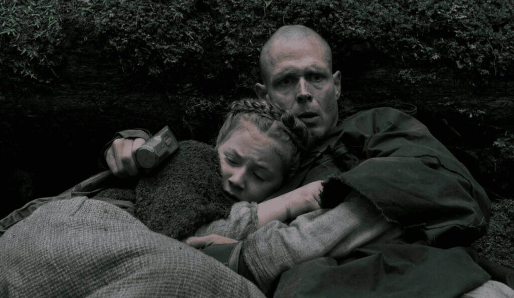 Seraphite leader and child