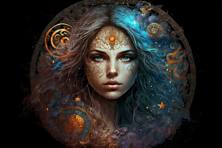 long hair woman, zodiac, astrology, ascendant sign