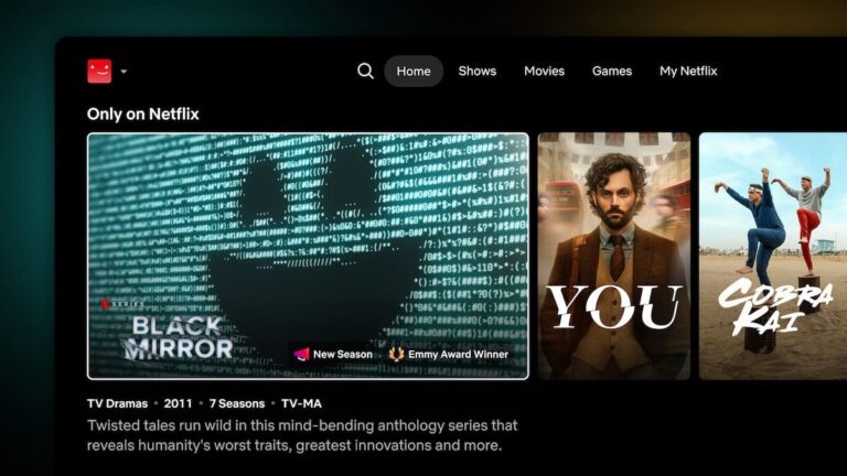 New Netflix Navigation