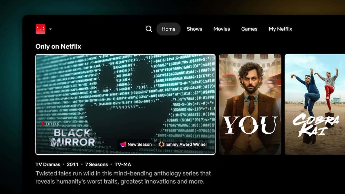 New Netflix Navigation