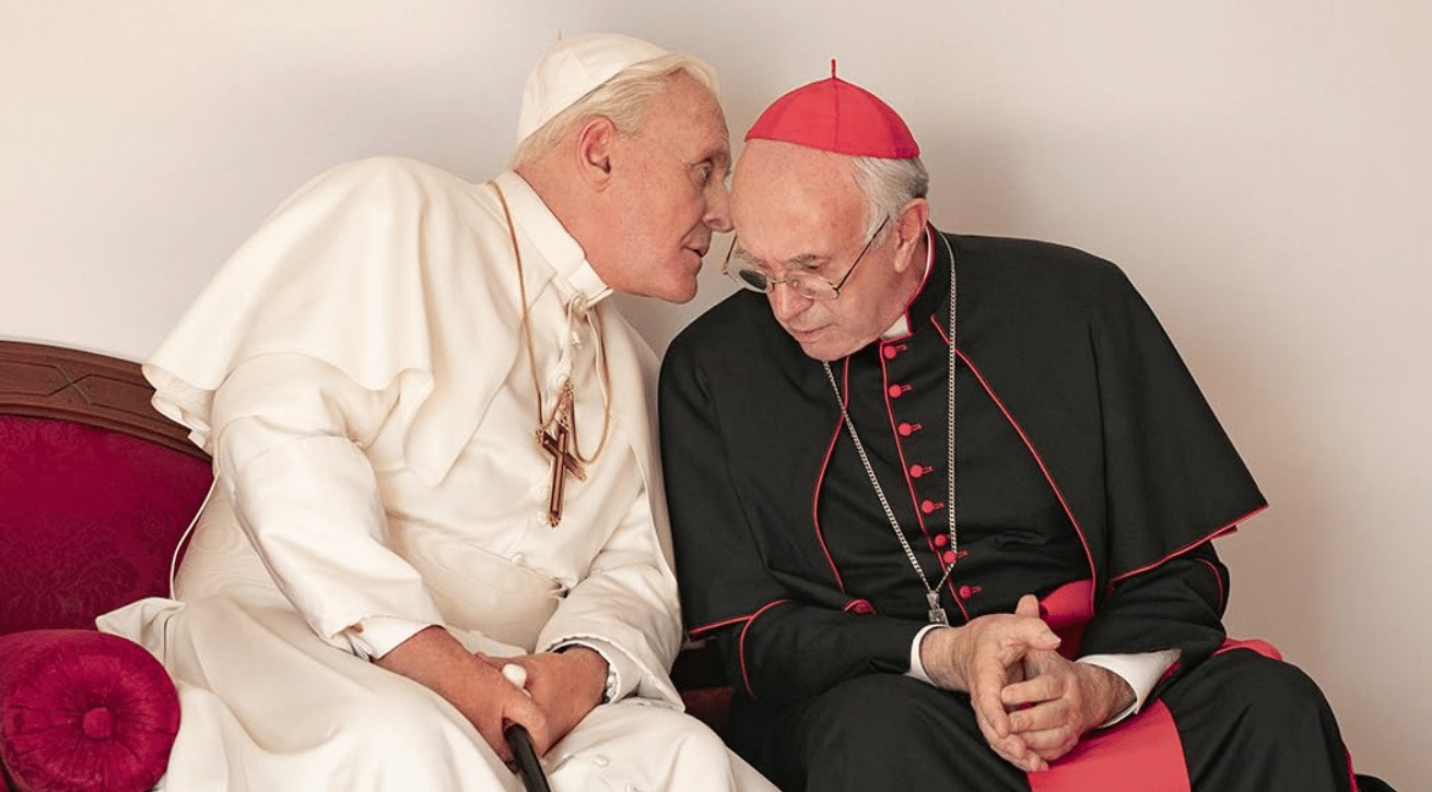Top 10 Movies: The Two Popes (Courtesy of Netflix)