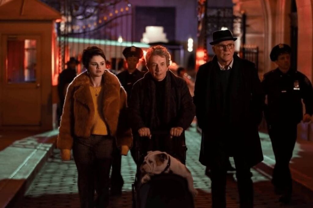 The main cast of Only Murders in the Building, a popular comedy-mystery Hulu show.