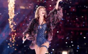 Taylor Swift, a popular streaming artist on Apple Music.