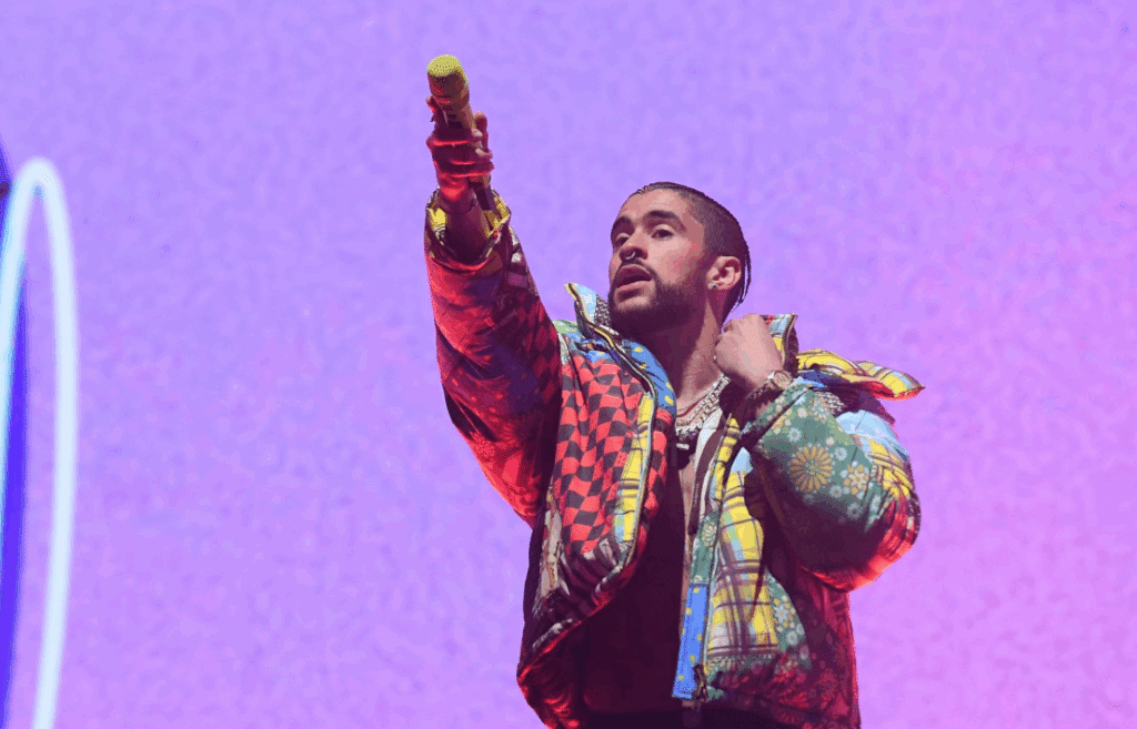 Bad Bunny, a top streaming artist on Apple Music.
