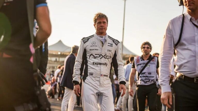 Brad Pitt in F1-the movie