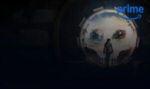 Character from the Amazon Prime Video TV show Fallout looking out into the horizon