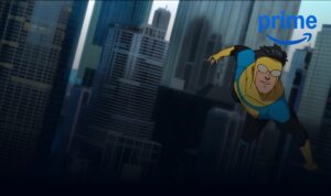 screenshotted promotional image for the amazon prime video animated tv show invicible