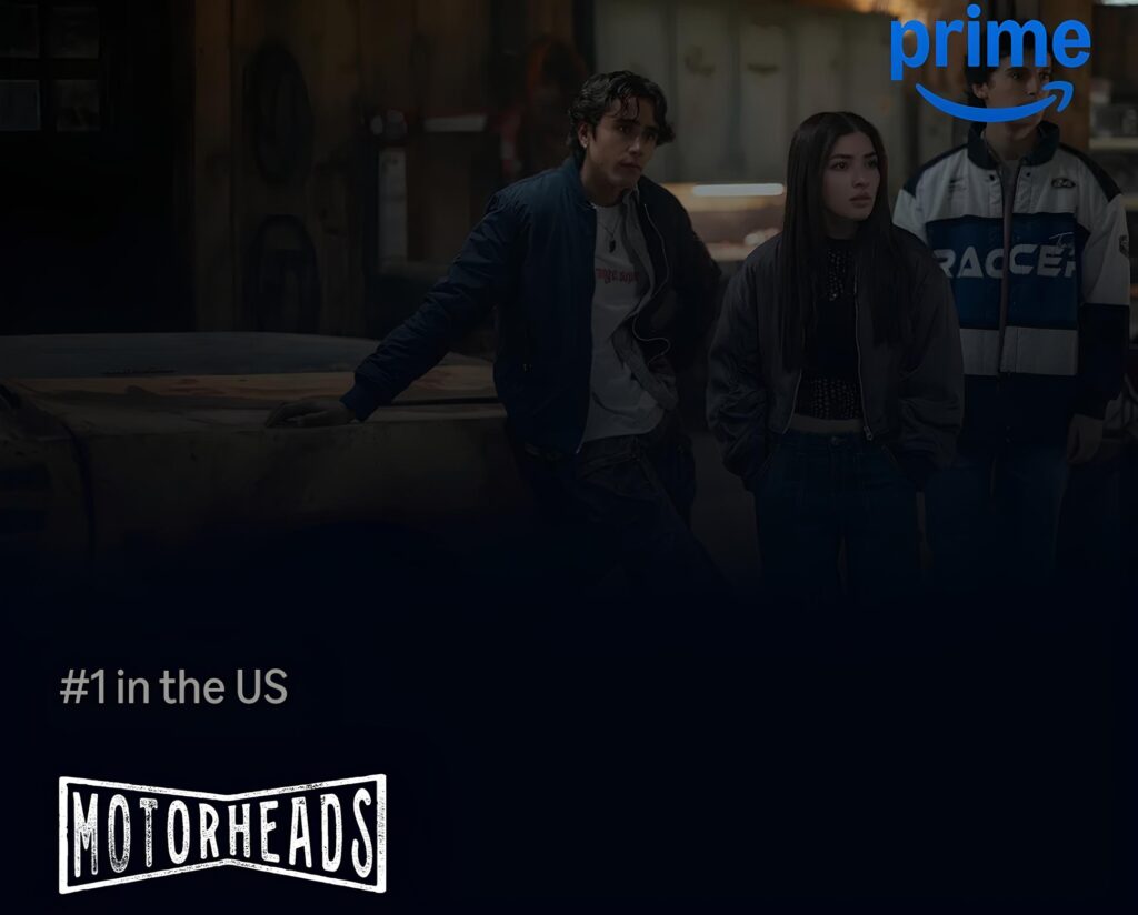 New amazon series Motorhead promotional image screenshotted from amazon prime video app