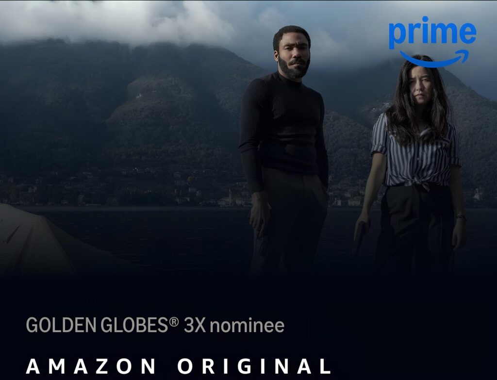 amazon original series Mr. & Mrs. Smith promotional image for amazon prime video