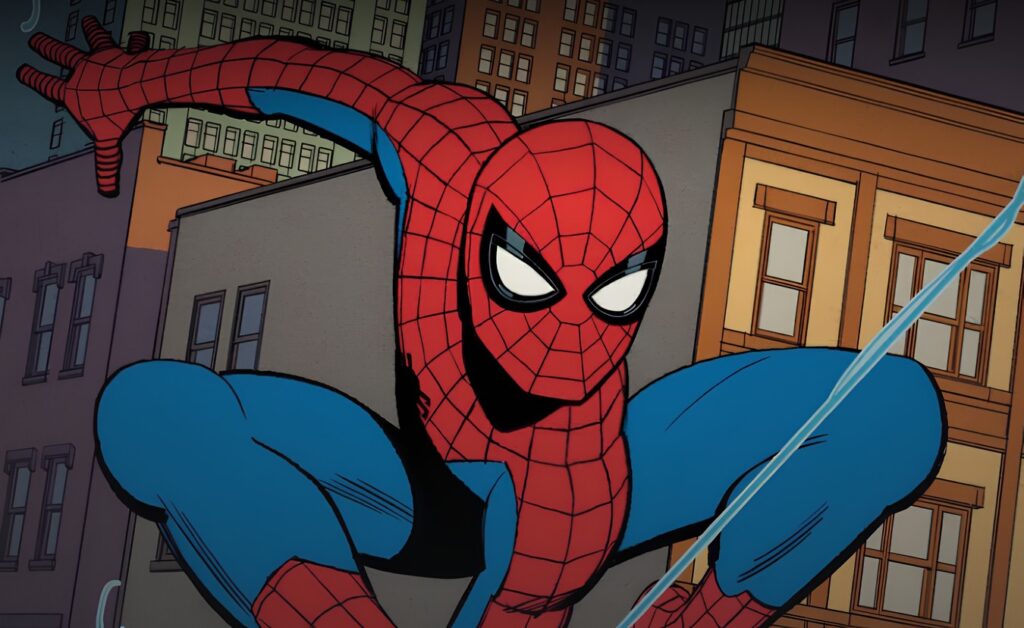 Screenshot from Disney+ Your Friendly Neighborhood Spider-Man