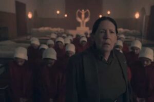 Aunt Lydia, Ann Dowd who will appear in The Testaments