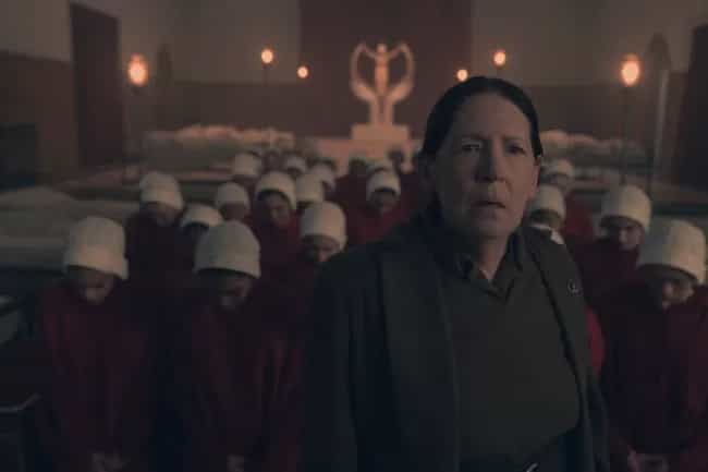 Aunt Lydia, Ann Dowd who will appear in The Testaments
