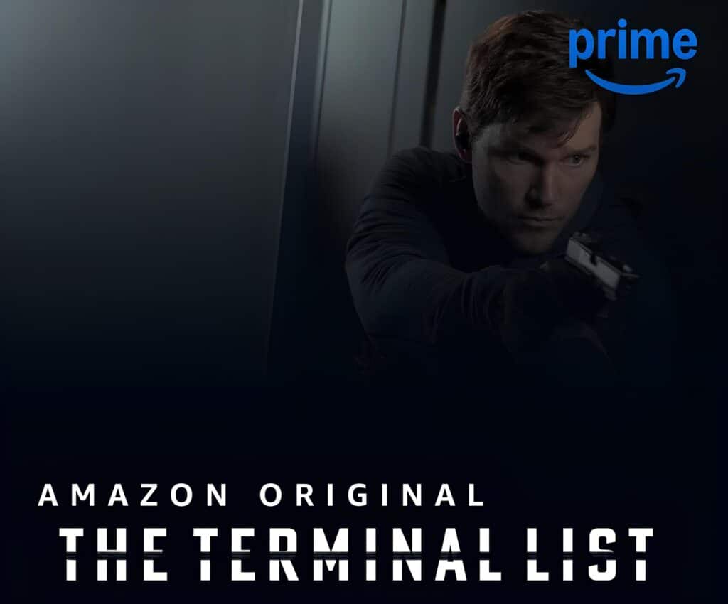promotional image of amazon original The Terminal List with Chris Pratt on amazon prime video