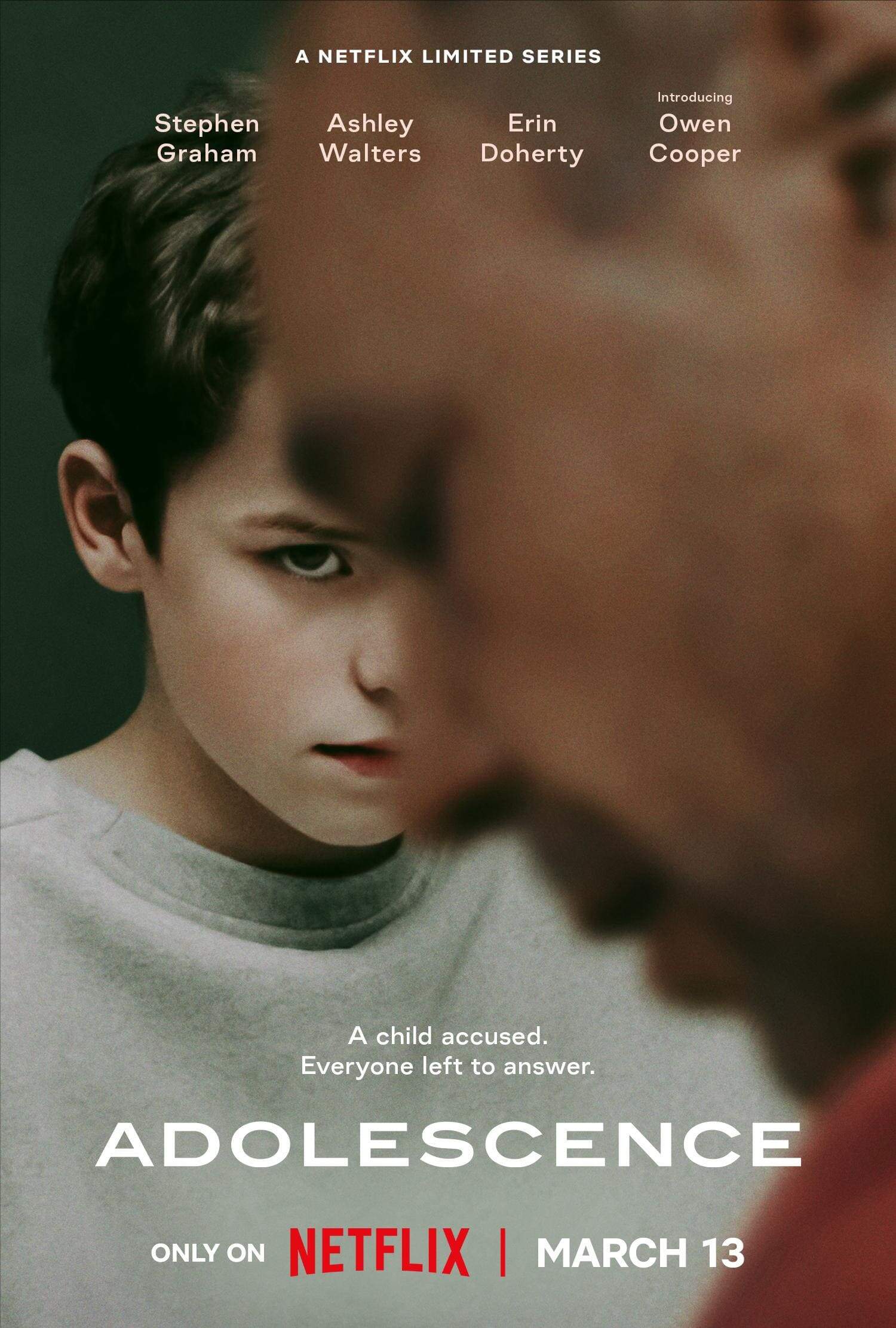 Adolescence official poster courtesy of Netflix